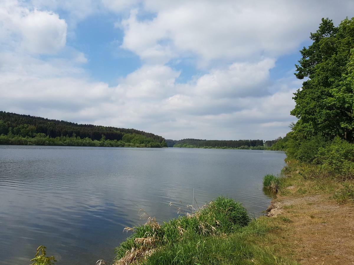 Feriendomizil Am Zeulenrodaer Meer Zadelsdorf Exteriör bild